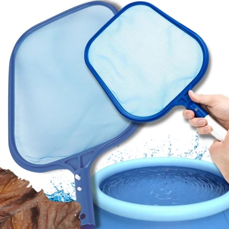 Épuisette, épuisette pour nettoyer la piscine, ramasser les feuilles, les déchets et enlever la saleté (1/5)