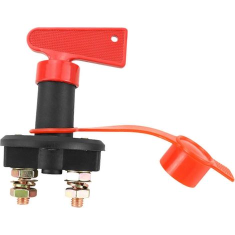 Interrupteur coupe-circuit d'alimentation, coupe-batterie 12V/24V pour applications marines et automobiles. (1/5)