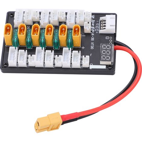 Carte de charge parallèle 1S-3S B6, câble en silicone, connecteur JST, adaptateur de charge parallèle (1/5)