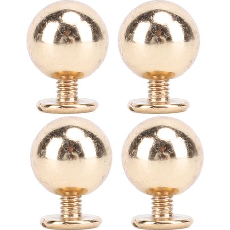 50er-Set Rundnieten, massives Eisen, multifunktionale 8-mm-Kugelnieten-Sets für Bekleidung und Handarbeit, Gold (1/5)
