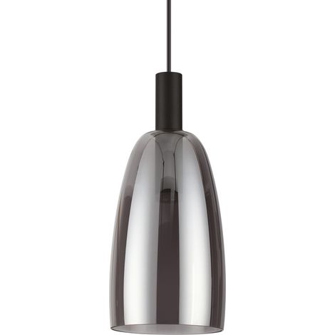 Sospensione Moderna Coco-2 Metallo Fumè Led 7W 3000K Luce Calda (1/2)