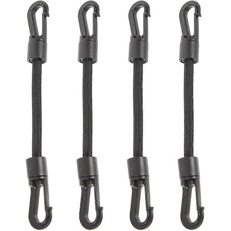 Lot de 4 sangles élastiques à crochet multifonctions pour le camping en extérieur (1/5)