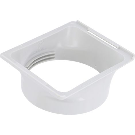 Raccord d'échappement clim portable Ortviai 150mm ABS Adaptateur carré-rond