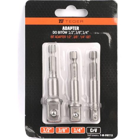 Adattatore bit 1/2" 1/4" 3/8" - set / intero