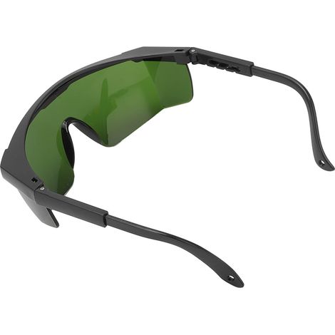 Lunettes de soudure TIG bras repliables résistant aux chocs protection UV vert clair IR3.0 avec étui (1/5)
