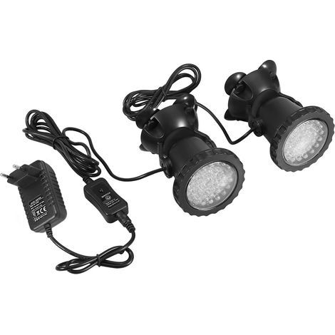 100-240V Aquarium Wasserdichte LED-Beleuchtung RGB Unterwasserspot für Aquarien, Gärten und Tang (10) (1/5)