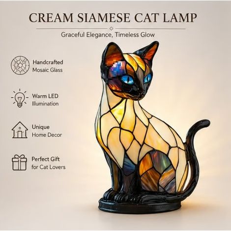 Glass Cat Lamp That Makes Any Room Feel Magica Glass Cat Lamp C -