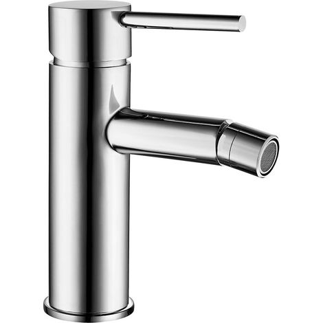 Kibath Grifo de Bidet monomando ZUÑI acabado CROMO brillo fabricado en latón (1/4)