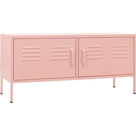 Maison Exclusive - TV-Schrank Rosa 105x35x50 cm Stahl (1/5)