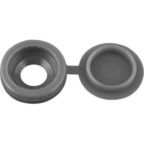 Plastic Screw Cap Cover Decorative Protective Hole M5 for Self Tapping Screws Cabinet Cupboard Furniture Dark Gray (1/5)