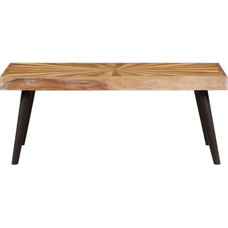 Maison Exclusive - Couchtisch Massivholz Mango 90x55x36 cm