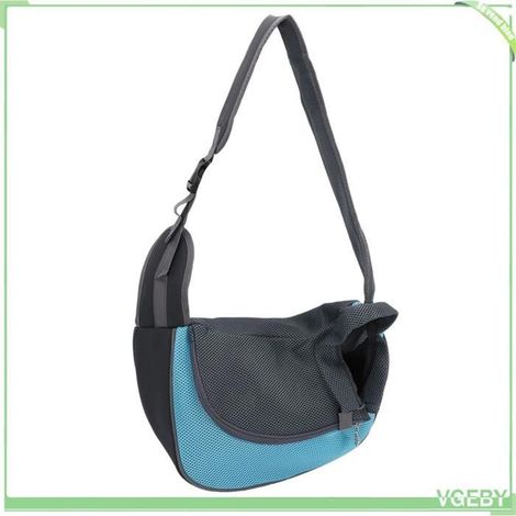 Sac à bandoulière pour animal de compagnie - FAFEICY - Porte-élingue - respirant - anti-évasion - PU imperméable (1/5)