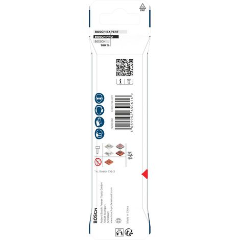 Bosch PRO Jeu de forets HEX-5, 5,5x100, 6x100, 7x100 mm, 3 pièces (1/5)