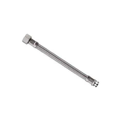 FLESSIBILE INOX PARIGI M3/8 - F1/2 FLEXCORE- - M 3/8 F 1/2 cm.30 - 5 pezzi PARIGI