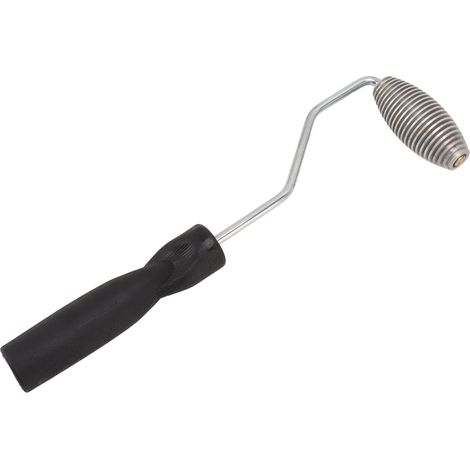 Rouleau à bulles en fibre de verre, outil à bulles en alliage d'aluminium avec poignée en plastique, rouleau à olives type C (1/5)