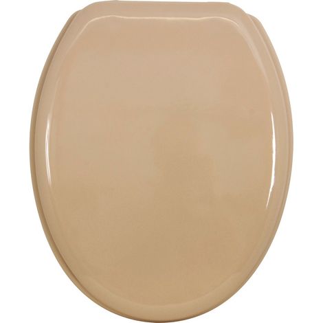 Coprivaso in MDF con sedile in inox beige - M S V