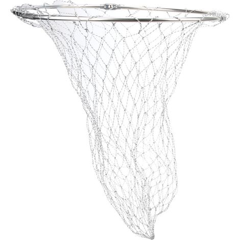 Tête d'épuisette 39 cm en nylon, maille tressée robuste pour la pêche et la capture d'oiseaux (1/5)