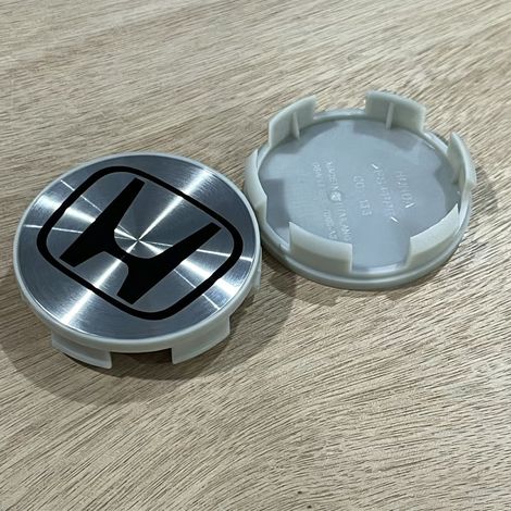 Cache moyeu de roue pour Honda Accord Civic CR-V HR-V UR-V Odyssey Fit Jazz, enjoliveur central jante logo argent diamètre 69 mm, lot de 4 pièces (1/3)