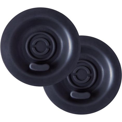 Disque de nettoyage pour backflush espresso - 54 mm - noir - disque de nettoyage sans trous - accessoires pour machines à café - 2 pièces (1/5)