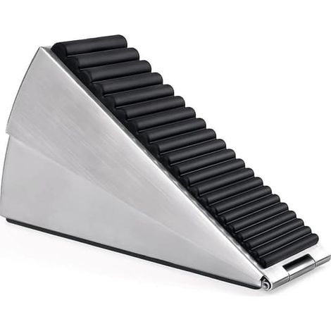 Ecleanfy - Butée de porte, butée de porte robuste en forme de cale, butée de porte haute pour le bas de porte, butée de porte à ressort réglable s'adaptant parfaitement (1/5)