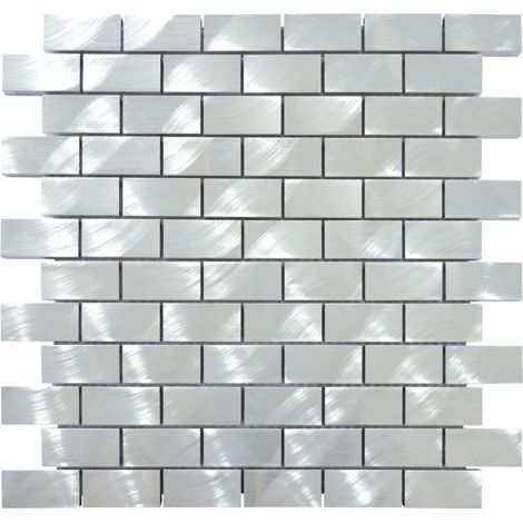 MOSAIQUE BRIQUETTE 1 PLAQUE 30 x 30 CM CASA LINEA