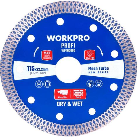 Disque diamanté de coupe professionnel ultra-mince Profi Turbo ø115 x 20 mm