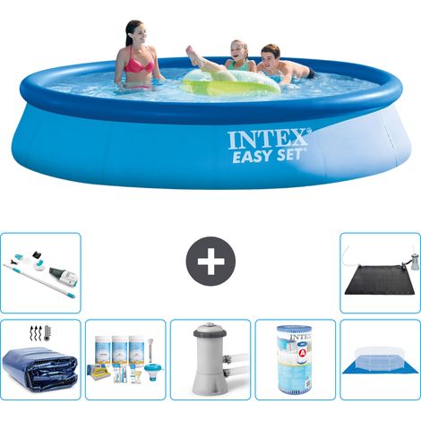 Intex Piscine Easy Set Ronde - 396x84 cm - 8-pièces S40726 (1/5)
