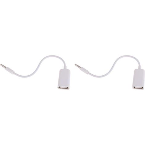 câbles adaptateurs de données convertisseurs audio USB femelle vers jack 3,5 mm mâle (1/5)