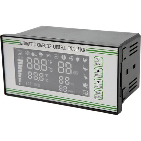 Incubateur à œufs avec régulateur de température et sonde d'humidité pour poules, canards et cailles (220 V) (1/5)