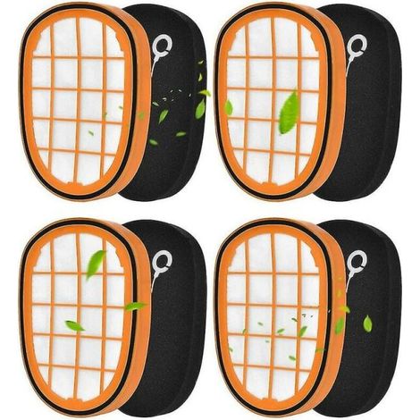 4 Pack Filters for FC6812 Philips Speedpro Max Aqua Handheld 6814 6823 6827 6908 (1/5)