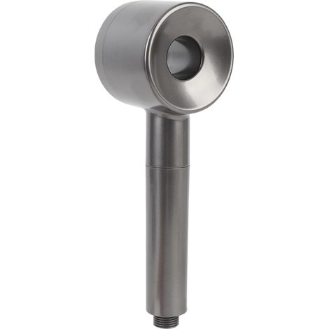 Douchette manuelle haute pression avec surpresseur, kit flexible salle de bain, filtre intégré gris (1/5)