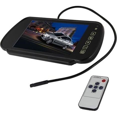 7 Pouces TFT LCD Moniteur de Voiture Rétroviseur Caméra de Recul Moniteur de Voiture (1/5)