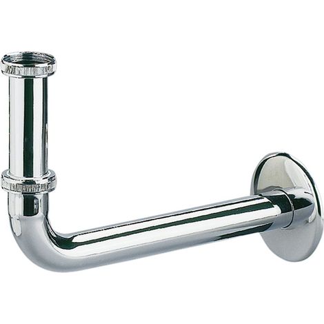 DALLMER Anschluss-Bogen 320, verchromt mit Tauchrohr, 1 1/4" x DN 32, 140005 (1/5)
