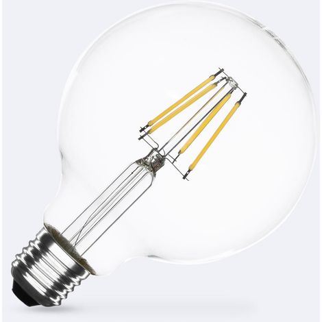 LED-Glühbirne Filament E27 6W 720 lm Dimmbar G95 No Flicker 2700K Warmweiß