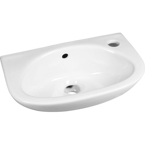 Handwaschbecken RONDA 2.0 40 cm, Farbe weiß, EN 14688