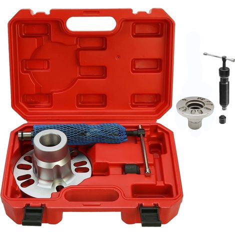 JUEGO PUNTAS ALTERNADOR Kit profesional extractor para bujes, tambor y rodamientos hidráulico 10T universal (96-125mm) (1/5)