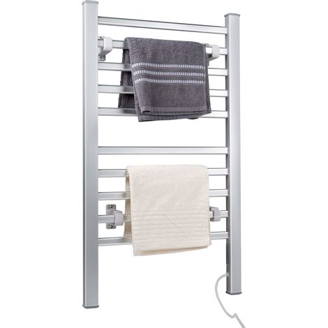Scaldasalviette Termoarredo Elettrico per Bagno 2in1 da Parete e Terra 10 Barre (1/5)