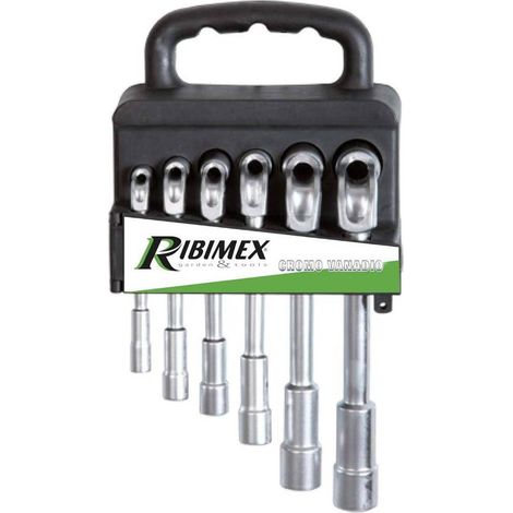 Lot de 6 Clés à Pipe Débouchées 8/10/11/13/17/19 mm - Outils Pratiques pour Débouchage - D-Work