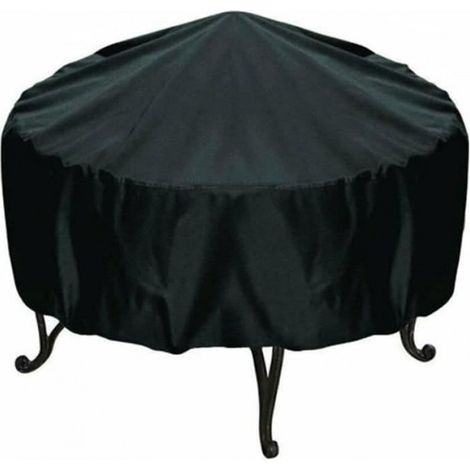 Housse Barbecue - Tissu Oxford 420D Imperméable - Pour Table Circulaire Patio - 95x75 cm (1/4)