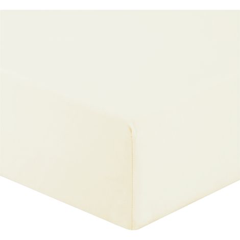 Gabel di Più Colore e Benessere Sottolenzuolo, Percalle, Beige, alla Francese, 210x140x0.3 cm (1/3)