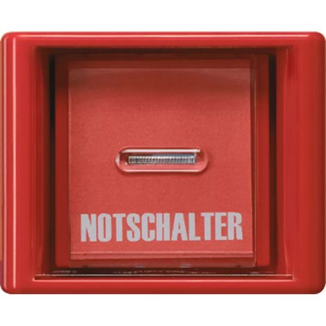 Jung Abdeckung Glasscheibe rt für Schalter/Taster AS 561 GL