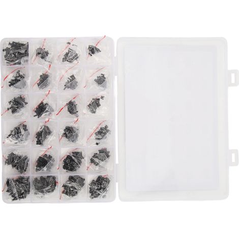 Kit de 720 vis de rechange pour ordinateur portable, assortiment de vis en acier au carbone noir pour la réparation d'ordinateurs portables (1/5)
