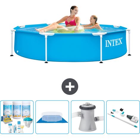 Intex Piscine Tubulaire Ronde - 244x51 cm - 5-pièces  S20989 (1/5)