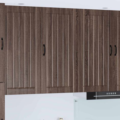 Küchenschrank Lucca Brauneiche 50 x 31 x 100 cm Holzwerkstoff