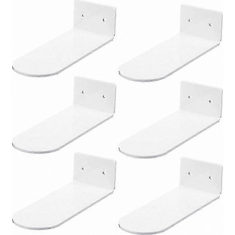 Étagère à chaussures murale en acrylique, composée de 6 pièces, pour ranger et exposer vos chaussures. (1/5)
