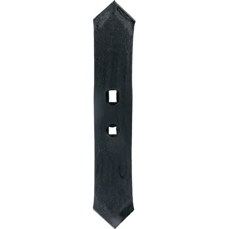 Particule 340 x 64 x 10 mm, réversible, renforcée, incurvée, 2 trous, compatible avec Universal gopart CP756GP