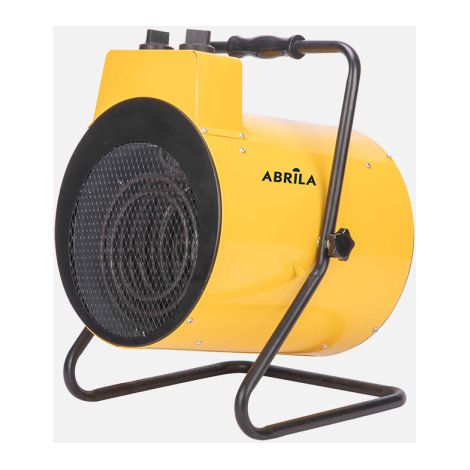 Fabrilamp Termoventilador Industrial Acero Inoxidable DIVITY 9000W Amarillo Trifásico 400V – Termostato Regulable, Seguridad, Asa Robusta – 46x36x32,5 cm
