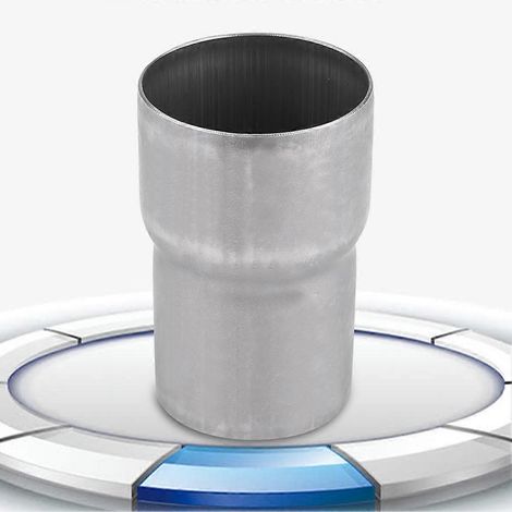 Adaptateur réducteur de silencieux pour tuyau d'échappement de moto 51 mm à 60 mm en acier inoxydable