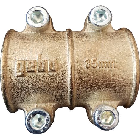 Fascetta di riparazione per tubi in rame MD 35 mm (1/3)