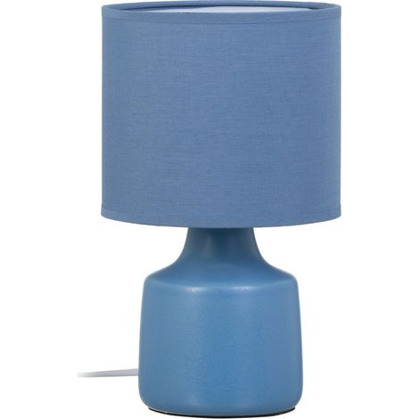 Lampe en céramique bleue (1/5)